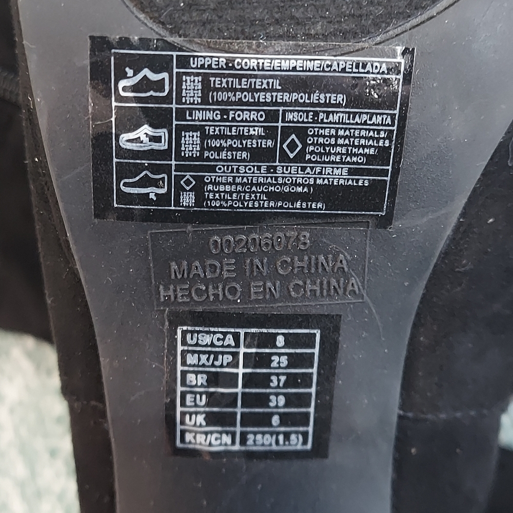 F21 OTK Boots, Womens 8, Rear Lace-up + High Heel + Platform - Picture 13 of 14